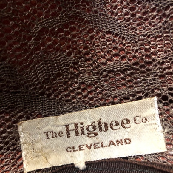 Vintage higbee co. Cleveland festhered hat 1950s - Picture 3 of 3